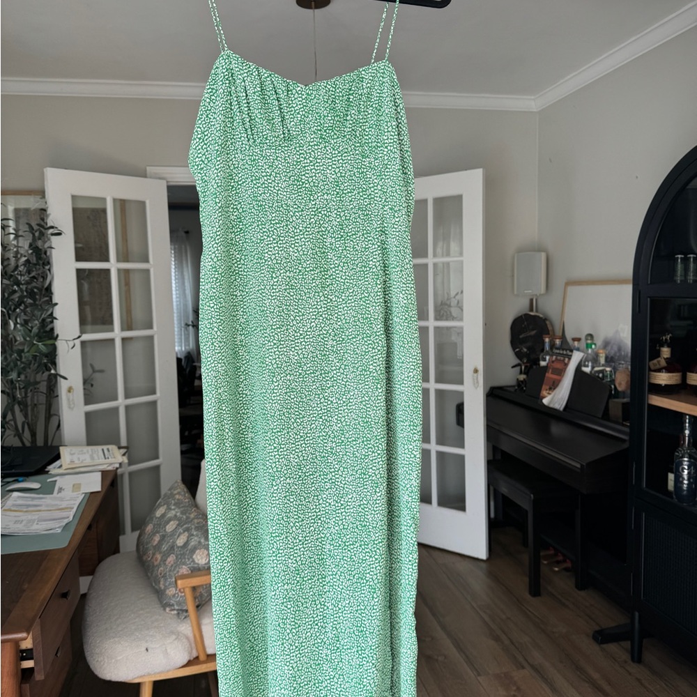Green Strapless Dress